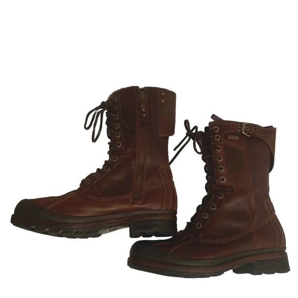 UGG AUSTRALIA Event Waterproof Leather Hiking Boots Men’s Size 9 EUC Condition ! - Picture 4 of 5